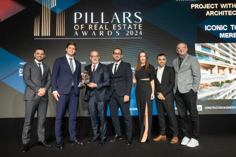 Image 1 - MERED wins ‘Project of the Year with Best Architecture’ at the Pillars of Real Estate Awards 2024