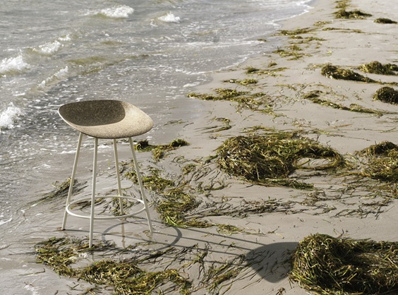 2023 Mat Barstool Seaweed Cream Steel