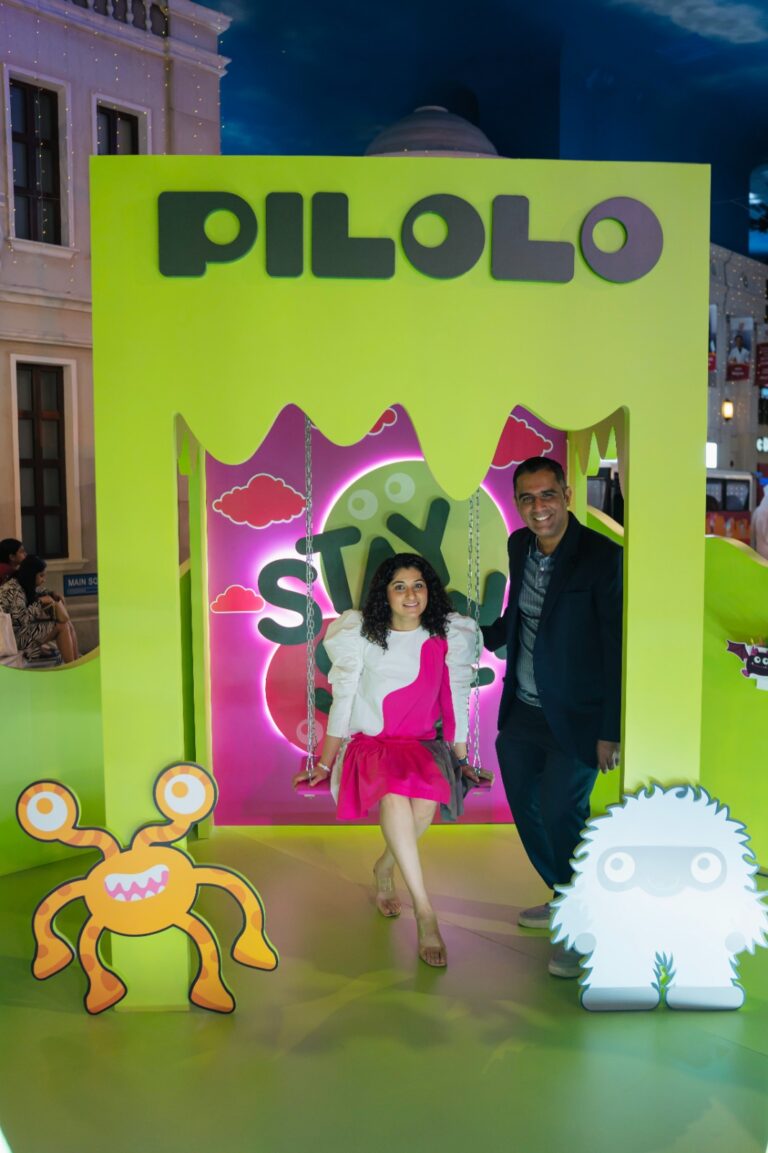 Megha Chugh and Raahul Sikka at the Pilolo launch in KidZania Dubai Mall