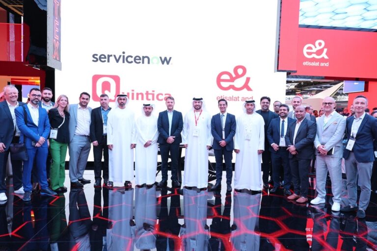 e& UAE-ServiceNow-Quintica GITEX 2024 signing